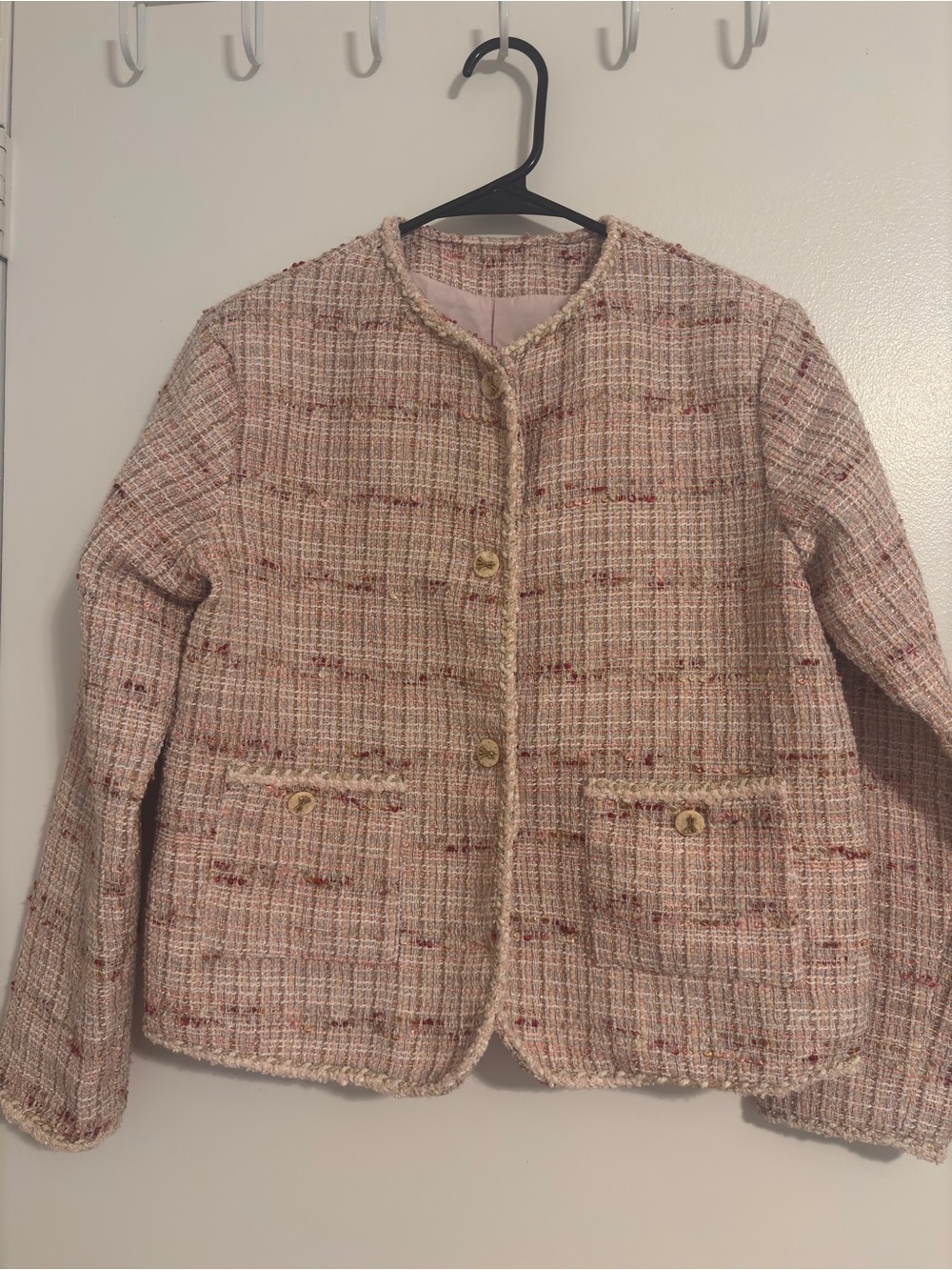 Women’s Tweed Jacket - Pink